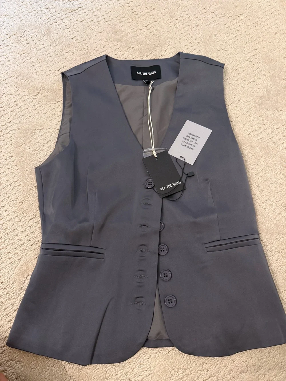 All The Ways Betty Vest & Skirt NWT XS